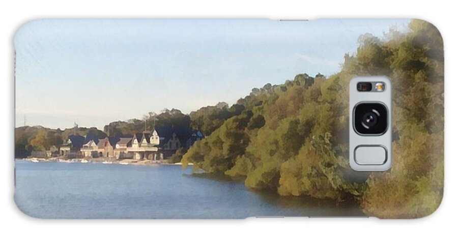 Boathouse Row Galaxy Case featuring the photograph Boathouse by Photographic Arts And Design Studio