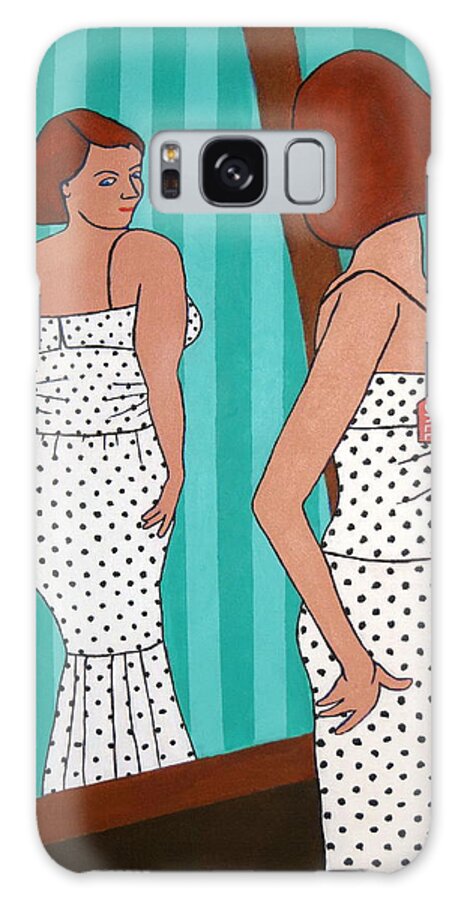 Woman Galaxy Case featuring the painting Body Image by J Loren Reedy