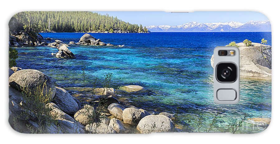 Day Galaxy Case featuring the photograph Bonsai Rock Lake Tahoe by Ken Brown