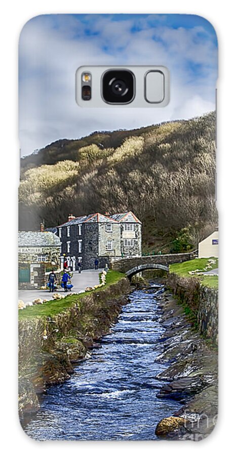 Boscastle Harbour Galaxy Case featuring the photograph Boscastle Cornwall by Chris Thaxter