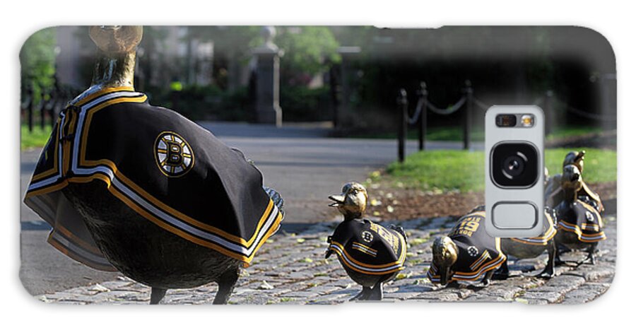 Bruins Galaxy Case featuring the photograph Boston Bruins Ducklings by Juergen Roth