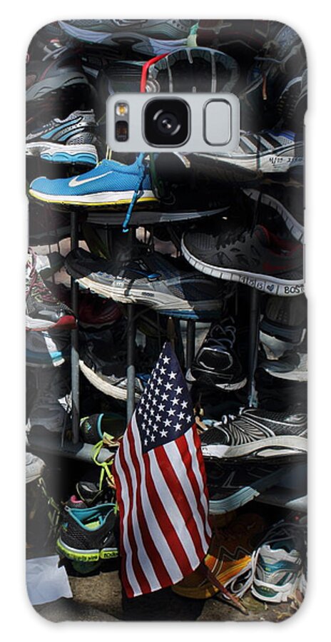 Boston Strong Galaxy S8 Case featuring the photograph Boston Strong by Jeff Heimlich