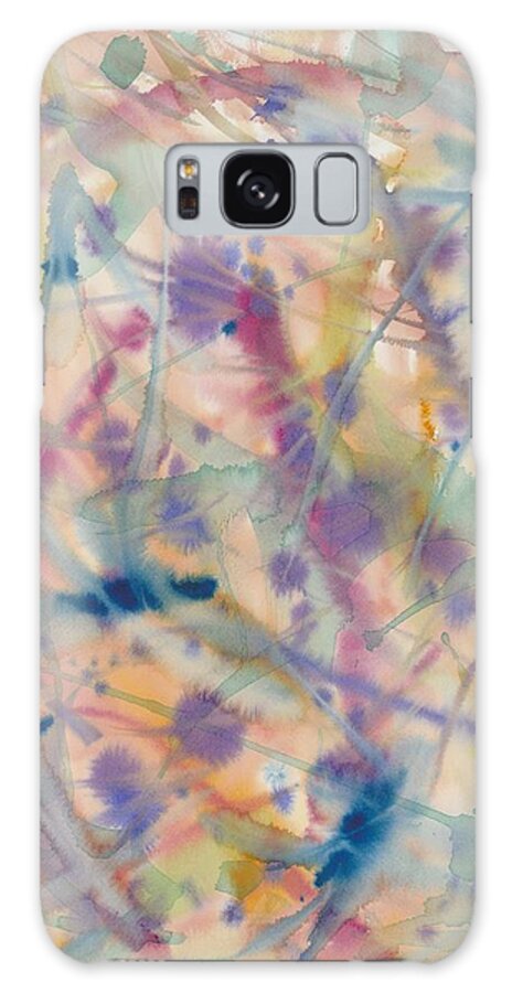 Abstract Galaxy Case featuring the painting Botanical Dream by Angela Bushman