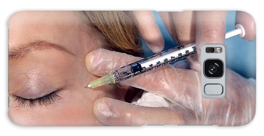 Syringe Galaxy Case featuring the photograph Botox Treatment by Pascal Goetgheluck/science Photo Library