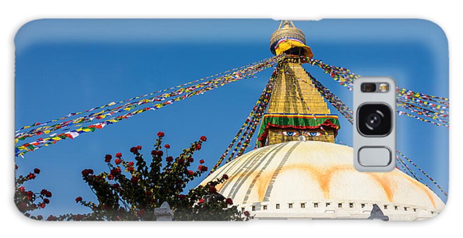 Kathmandu Galaxy S8 Case featuring the photograph Boudhanath stupa by Dutourdumonde Photography