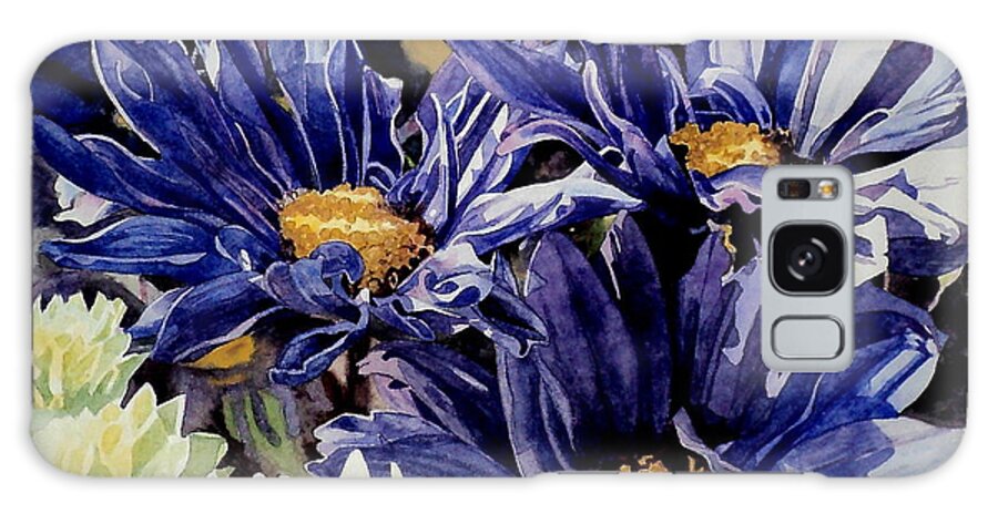 Purple Galaxy S8 Case featuring the painting Bouquet Blues by Jeffrey S Perrine