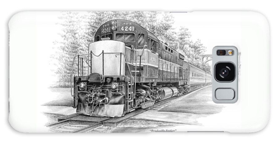 Cuyahoga Valley Galaxy Case featuring the drawing Brecksville Station - Cuyahoga Valley National Park by Kelli Swan
