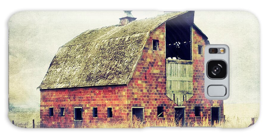 Barn Galaxy Case featuring the photograph Brick Barn by Julie Hamilton