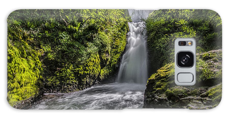 Waterfall Galaxy Case featuring the photograph Bridal Veil Falls by Erika Fawcett