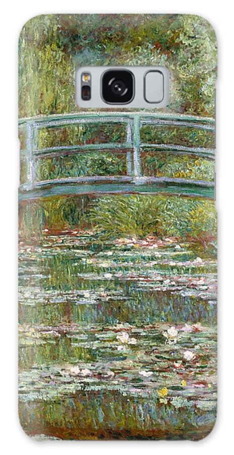 1899 Galaxy Case featuring the painting Bridge over a Pond of Water Lilies by Claude Monet