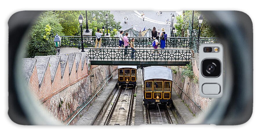Budapest Galaxy Case featuring the photograph Budapest Castle Hill Funicular by Pablo Lopez