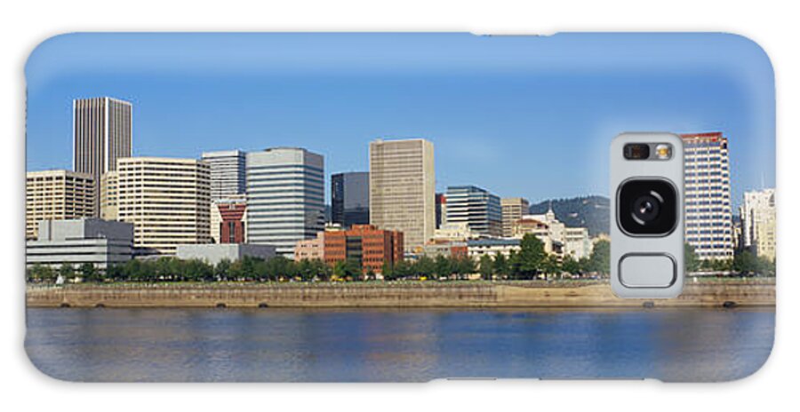Photography Galaxy Case featuring the photograph Buildings On The Waterfront, Portland by Panoramic Images