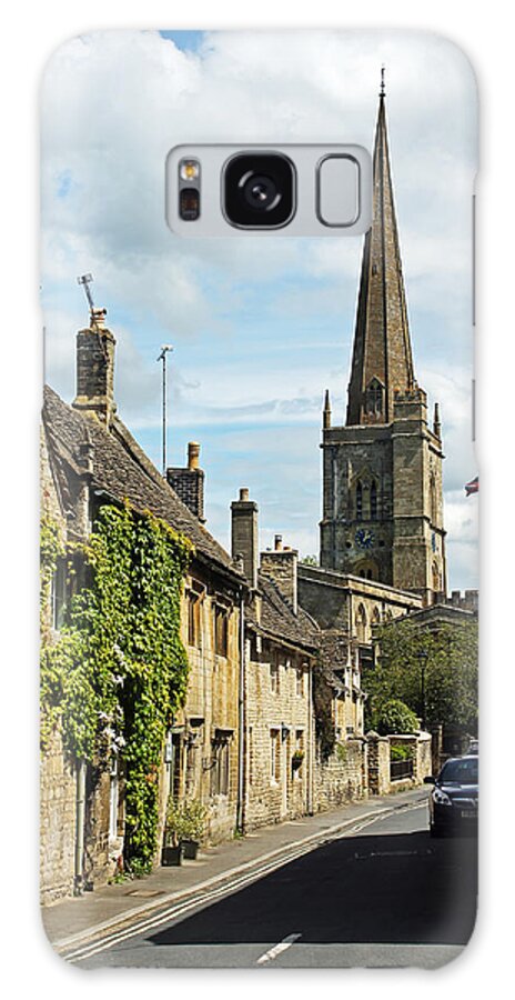 Burford Galaxy S8 Case featuring the photograph Burford Village Street by Tony Murtagh