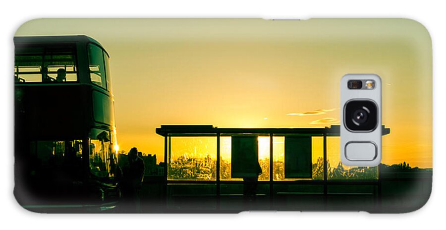 London Galaxy S8 Case featuring the photograph Bus stop at sunset by Dutourdumonde Photography
