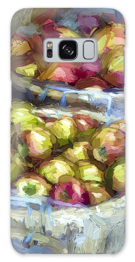 Bushels Of Apples Galaxy S8 Case featuring the photograph Bushels of Apples Digital Painting by Julie Palencia