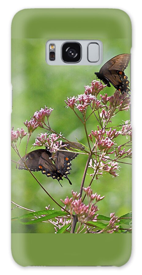 Butterfly Galaxy S8 Case featuring the photograph Butterfly Duet by Kerri Farley