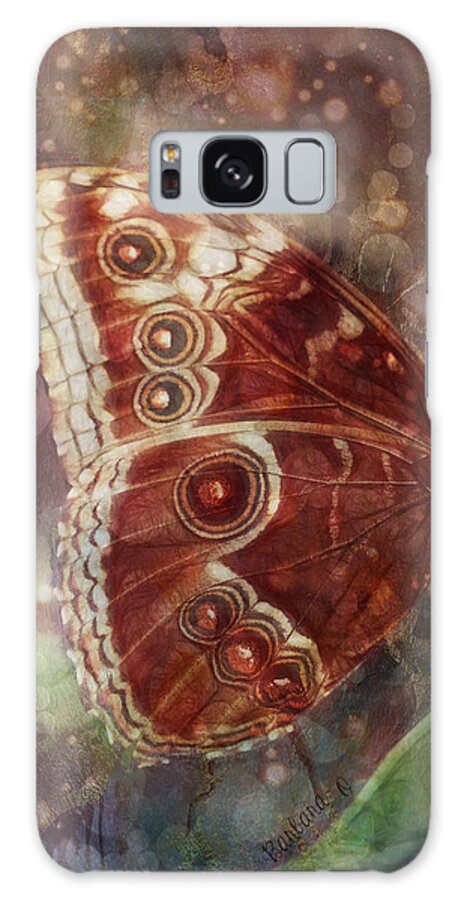 Butterfly Galaxy S8 Case featuring the photograph Butterfly in my garden by Barbara Orenya