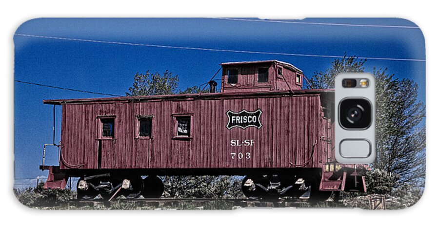 New Mexico Galaxy Case featuring the photograph Caboose by Timothy Hacker