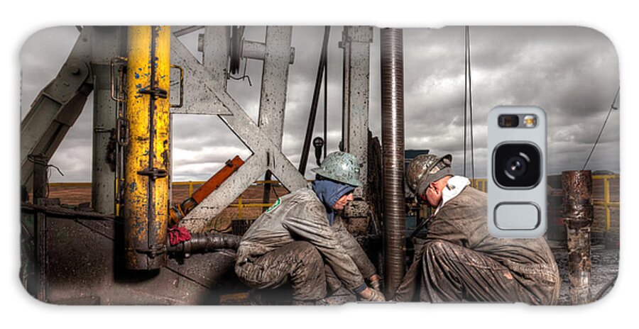 Oil Rig Galaxy Case featuring the photograph Cac001-67 by Cooper Ross