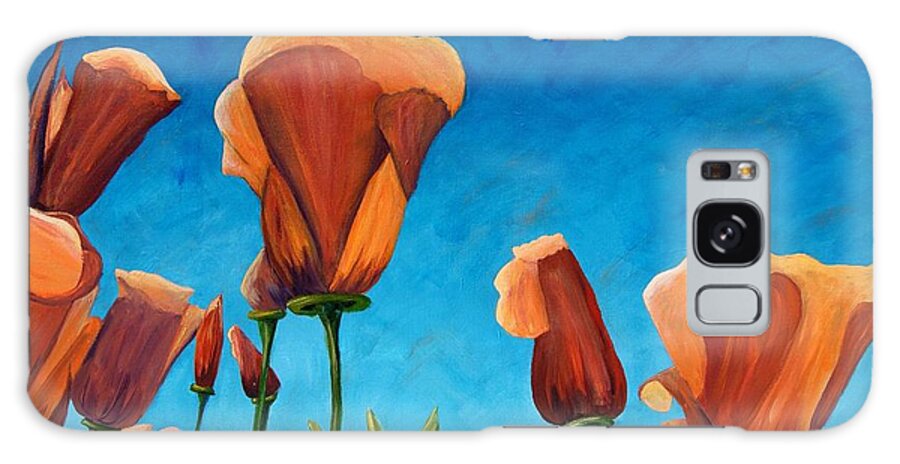 California Galaxy Case featuring the painting California Closeup by Terry Taylor