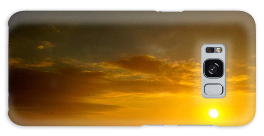 Pacific Galaxy Case featuring the photograph California Sunset by Chris Bavelles