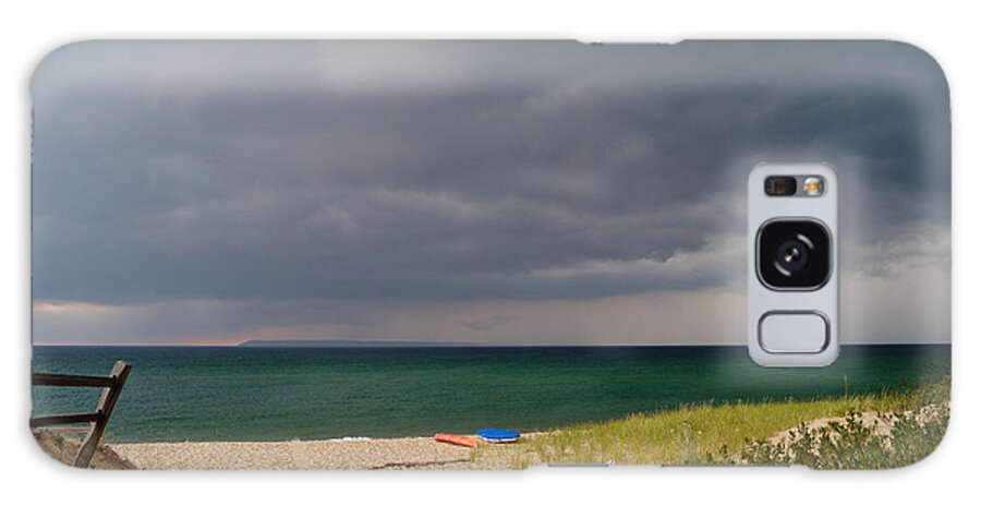 Lake Michigan Galaxy Case featuring the photograph Calm before the Storm by Jamieson Brown