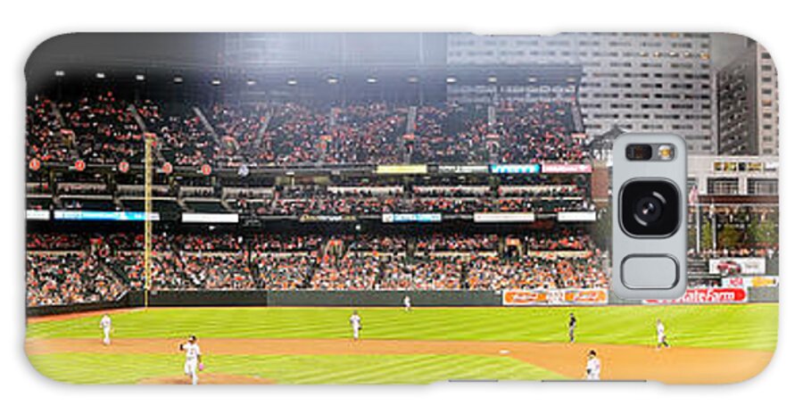 Baltimore Galaxy Case featuring the photograph Camden Yards by Mike Baltzgar
