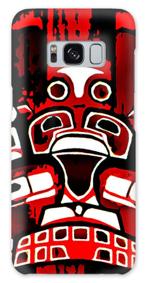 Canada Galaxy S8 Case featuring the digital art Canada - Inuit Village Totem by CHAZ Daugherty