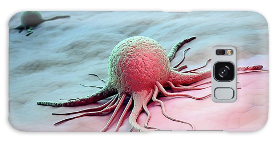 Pathogen Galaxy Case featuring the digital art Cancer Cells, Artwork by Andrzej Wojcicki