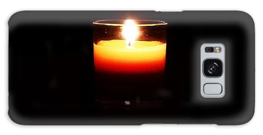 Art Galaxy Case featuring the photograph #candle #art #photooftheday #instacool by Tarek Al Hassan