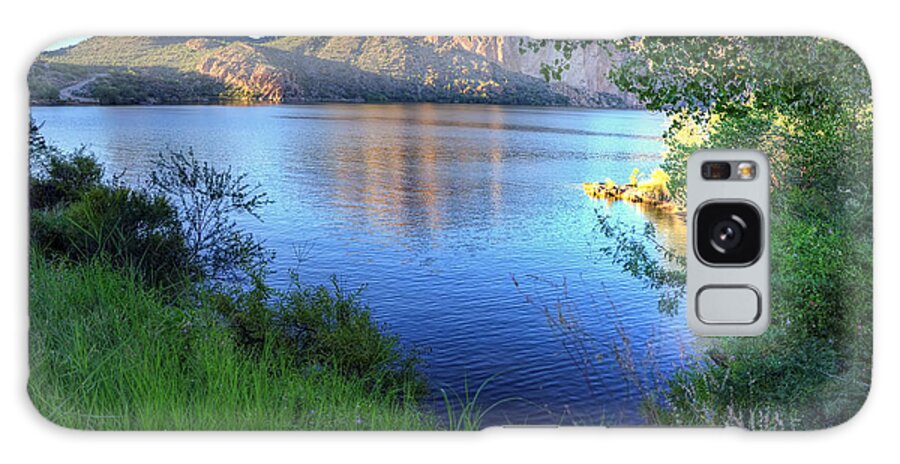 Canyon Galaxy Case featuring the photograph Canyon Lake by Eddie Yerkish