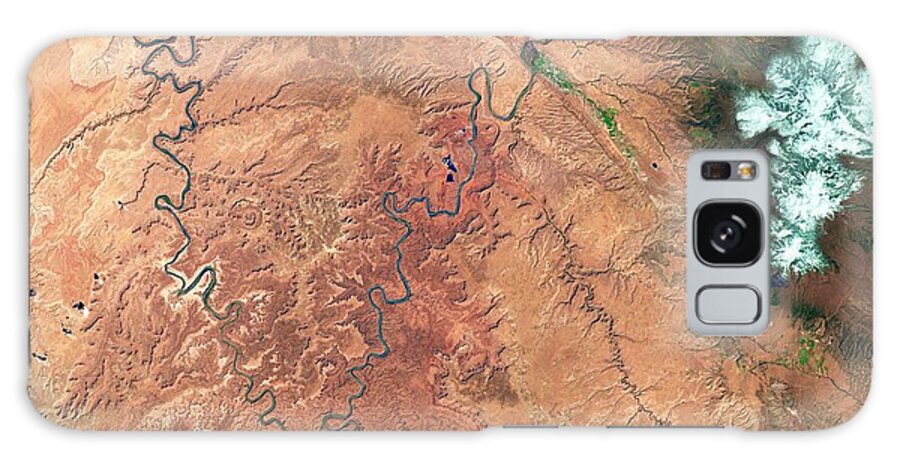 Canyonlands National Park Galaxy Case featuring the photograph Canyonlands by Us Geological Survey