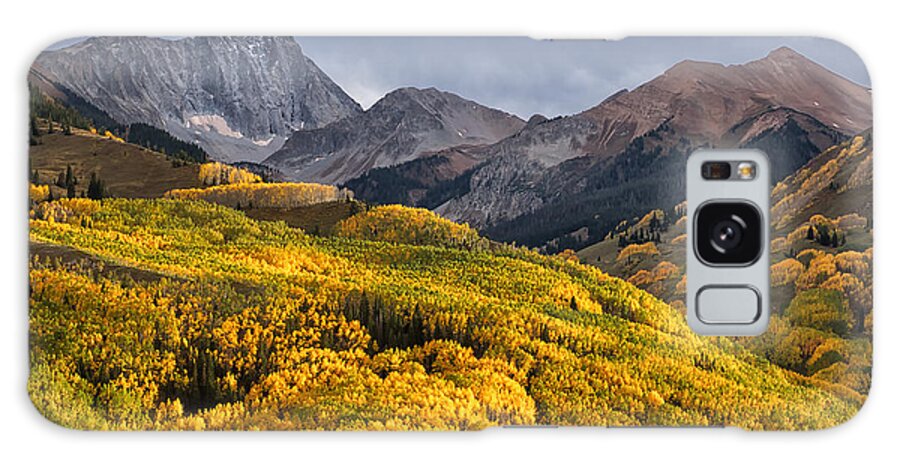 Capitol Peak Galaxy Case featuring the photograph Capitol Peak in Snowmass Colorado by Ronda Kimbrow