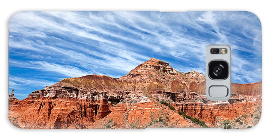 Adventure Galaxy Case featuring the photograph Capitol Peak - Palo Duro Canyon by Charles Dobbs