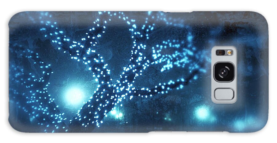 Christmas Galaxy Case featuring the digital art Captured Stars by Kevyn Bashore