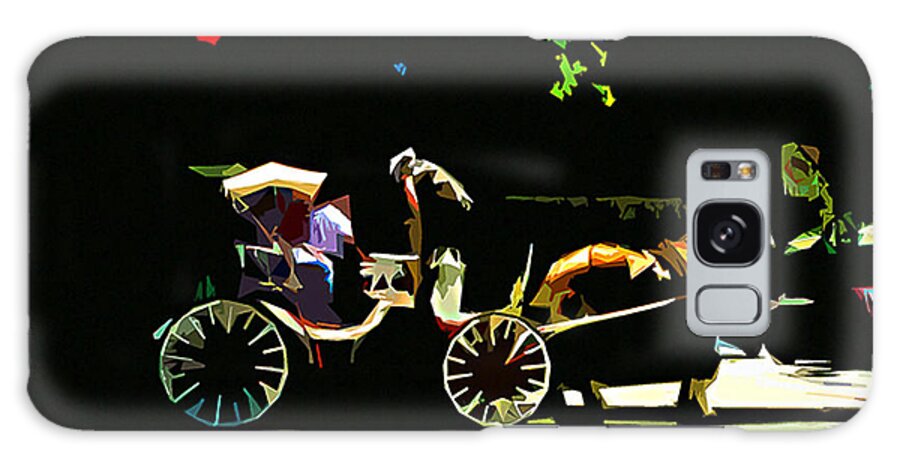 Transportation Galaxy Case featuring the painting Carriage Ride by CHAZ Daugherty