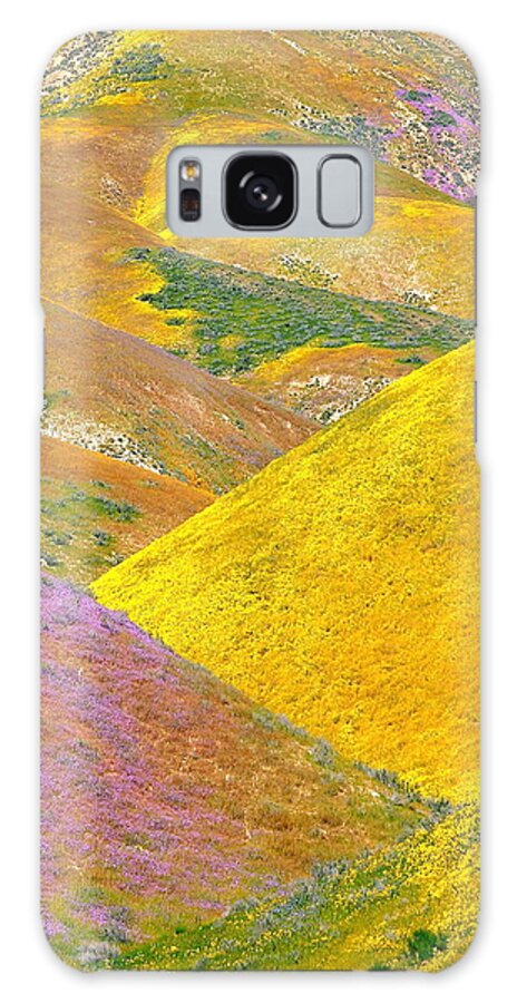 California Galaxy Case featuring the photograph Carrizo Wildflowers Vertical by Marc Crumpler