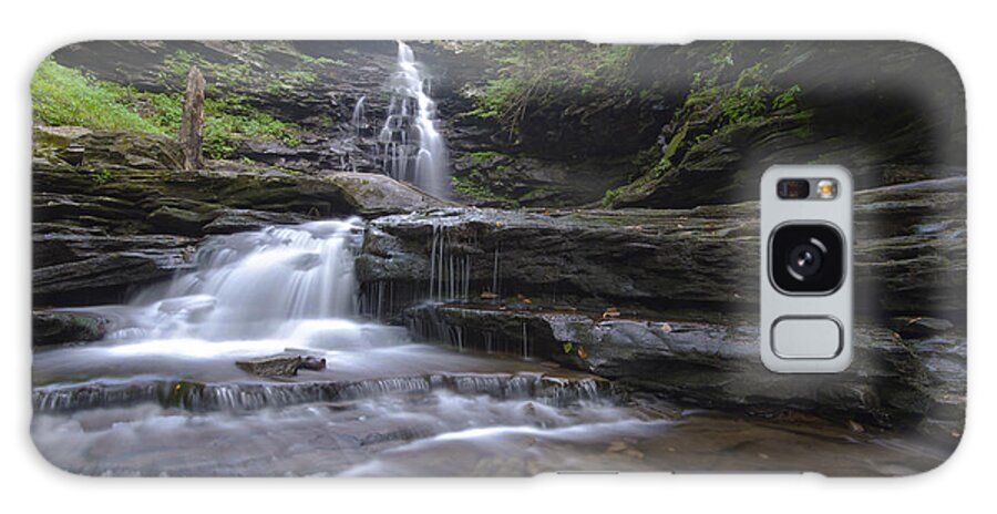 Waterfall Galaxy S8 Case featuring the photograph Cascading Falls by Phil Abrams
