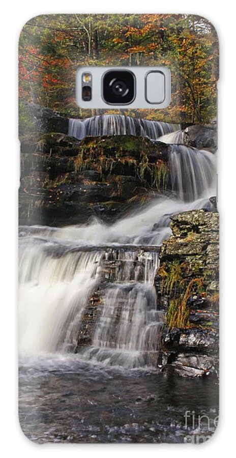 Nature Galaxy Case featuring the photograph Cascading Forever by Marcia Lee Jones