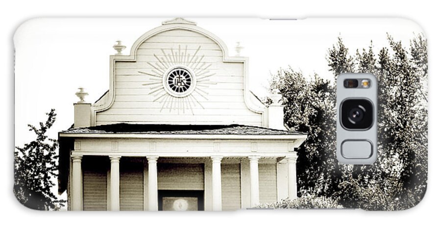 Mission Galaxy Case featuring the photograph Cataldo Mission by Terry Eve Tanner