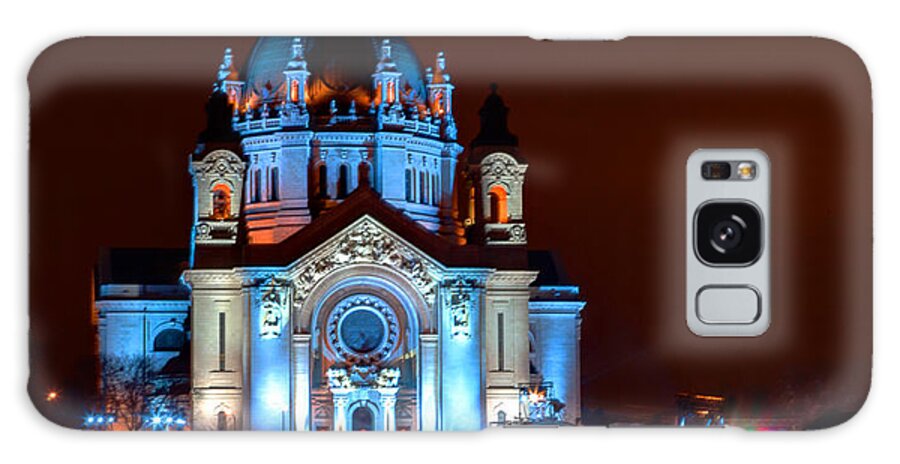 Cathedral Galaxy Case featuring the photograph Cathedral of St Paul All Dressed Up For Red Bull Crashed Ice by Wayne Moran