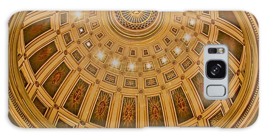 Cathedral Of The Sacred Heart Dome Galaxy Case featuring the photograph Cathedral of the Sacred Heart Dome by Jemmy Archer