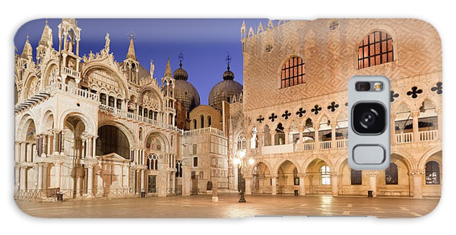 Gothic Style Galaxy Case featuring the photograph Cathedral St Marks Square Doges Palace by Grafissimo