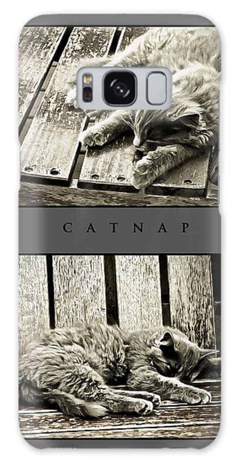 Catnap Galaxy Case featuring the photograph Catnap by Greg Jackson