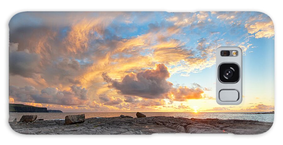 Doolin Galaxy Case featuring the photograph Celtic Sunset by Allan Van Gasbeck