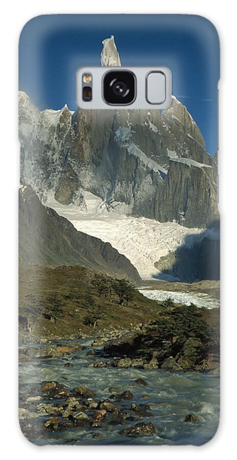 Feb0514 Galaxy Case featuring the photograph Cerro Torre From Agostini Patagonian by Colin Monteath