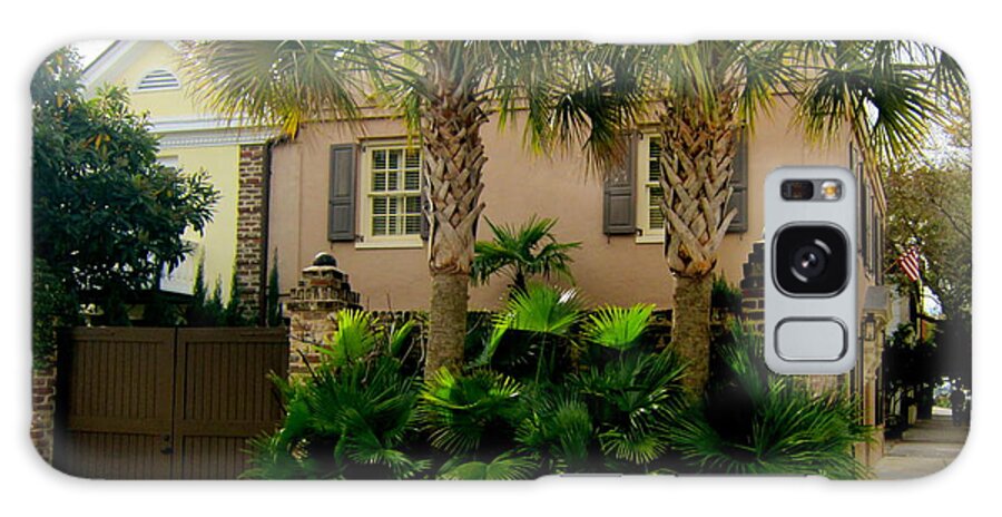 Charleston Galaxy Case featuring the photograph Charleston home by Alan Metzger
