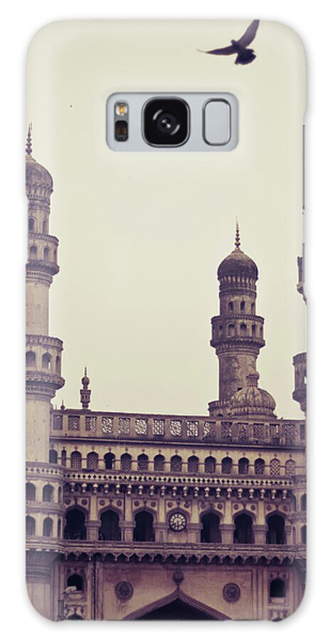 Tranquility Galaxy Case featuring the photograph Charminar And The Pigeon by © Manogna Reddy