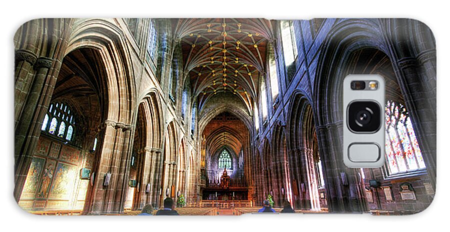 Arch Galaxy Case featuring the photograph Chester Cathedral, England by Joe Daniel Price
