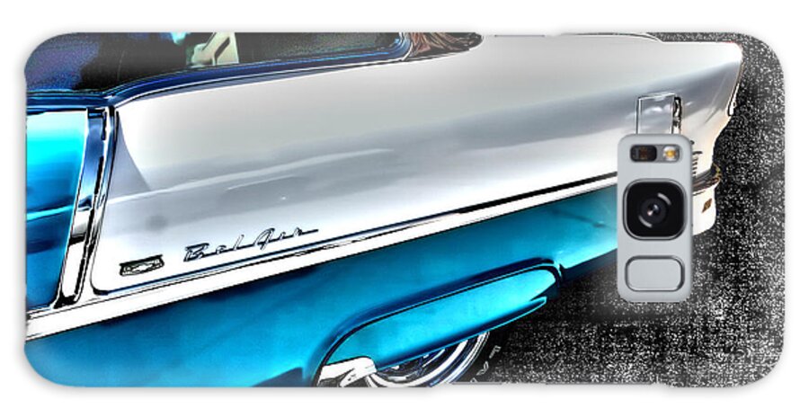 Bel Air Galaxy S8 Case featuring the mixed media Chevy Bel Air Art 2 Tone Side View Art 1 by Lesa Fine